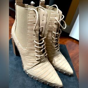 Multi-Patterned boots! Worn once!